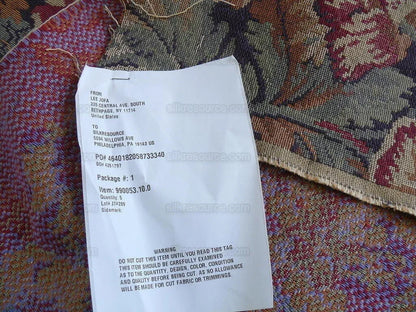 Chaumont Tapesttry Boysenberry French Flower Tapestry Cotton MSRP USD 298/Y