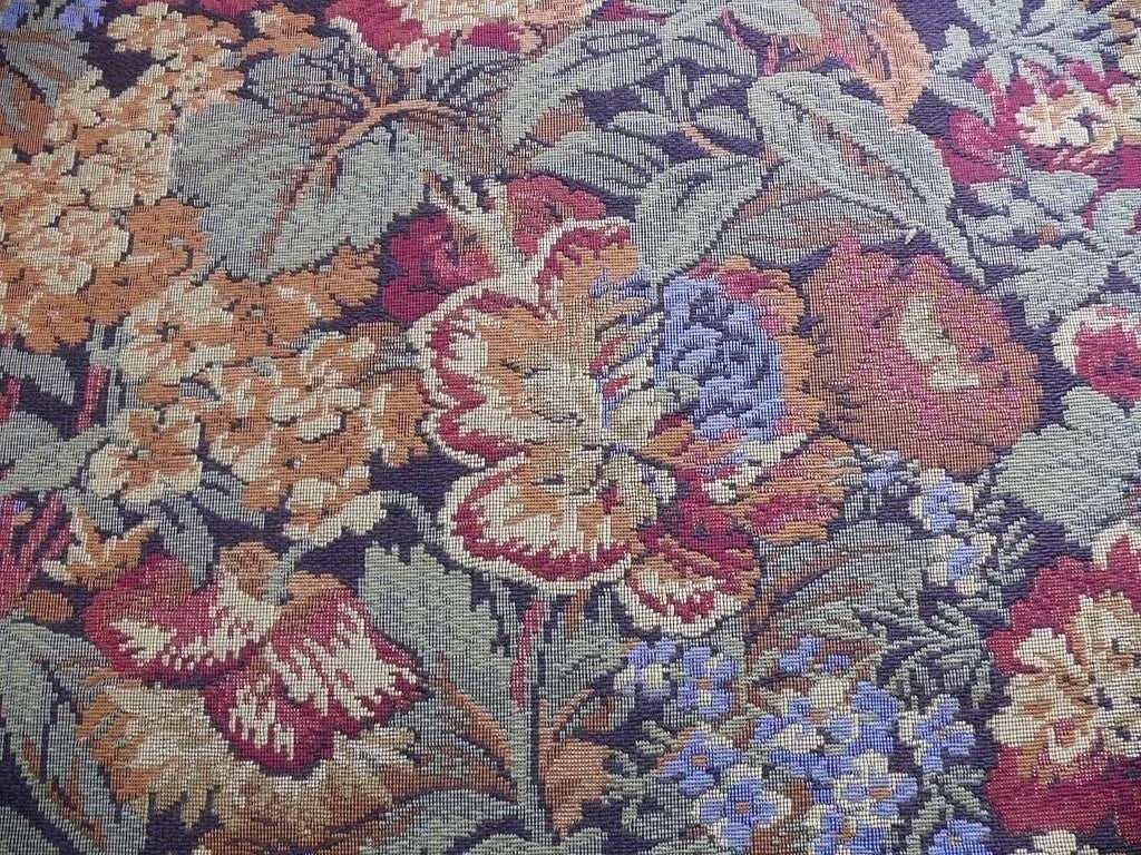 Chaumont Tapesttry Boysenberry French Flower Tapestry Cotton MSRP USD 298/Y