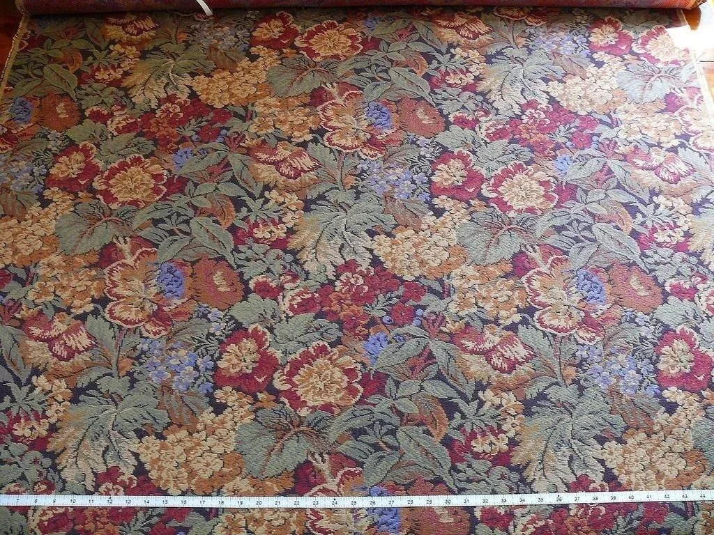 Chaumont Tapesttry Boysenberry French Flower Tapestry Cotton MSRP USD 298/Y