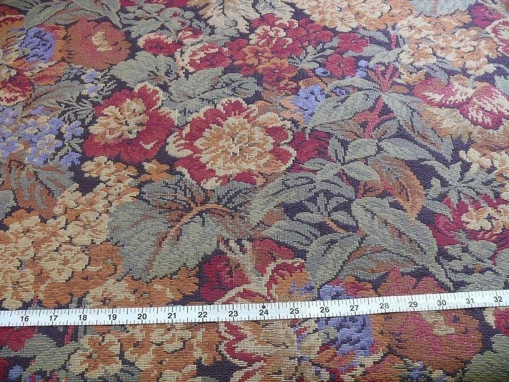 Chaumont Tapesttry Boysenberry French Flower Tapestry Cotton MSRP USD 298/Y