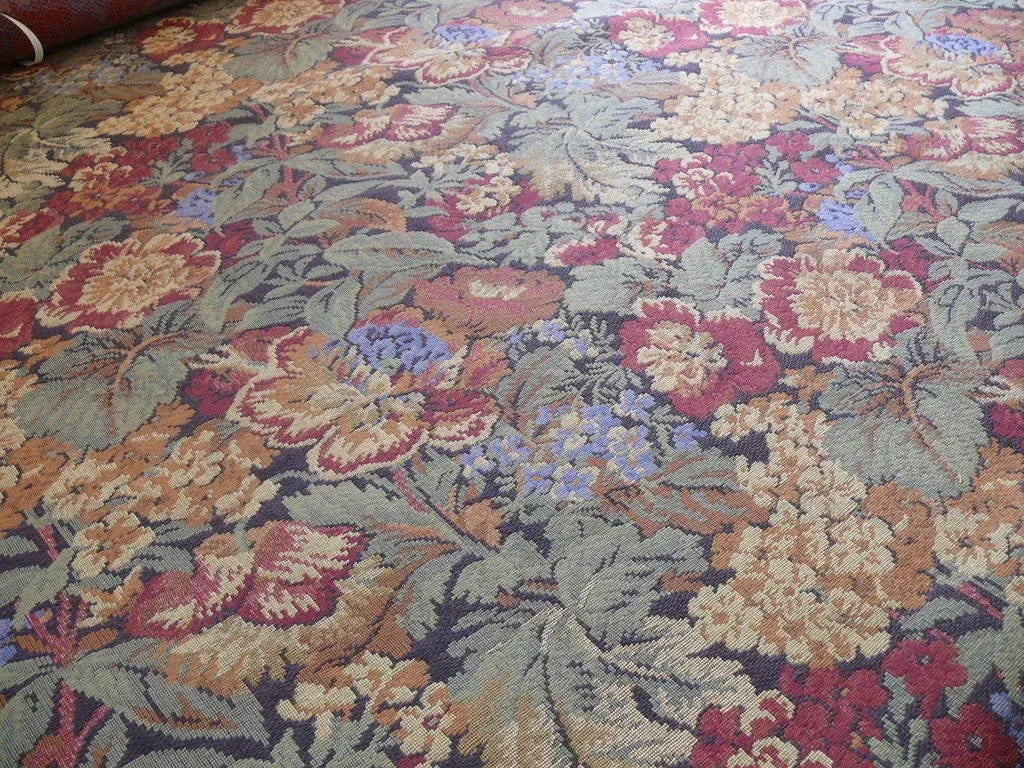 Chaumont Tapesttry Boysenberry French Flower Tapestry Cotton MSRP USD 298/Y