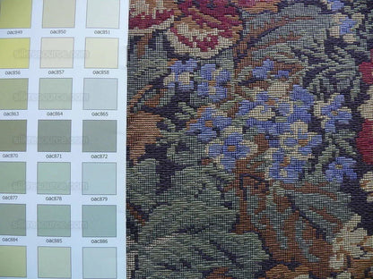 Chaumont Tapesttry Boysenberry French Flower Tapestry Cotton MSRP USD 298/Y