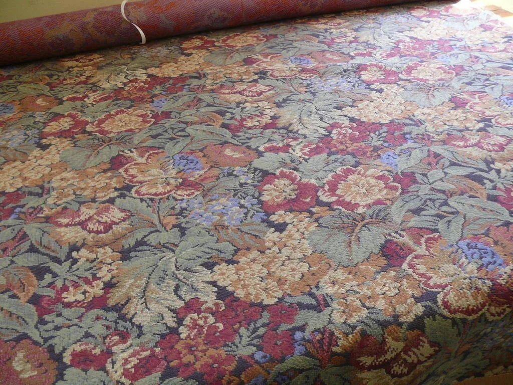 Chaumont Tapesttry Boysenberry French Flower Tapestry Cotton MSRP USD 298/Y