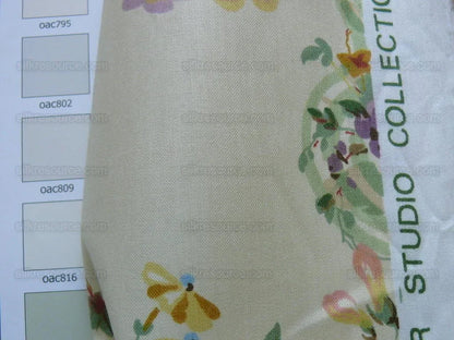 Lee Jofa Shaftesbury Ribbon Rose Bouquet Print Bty