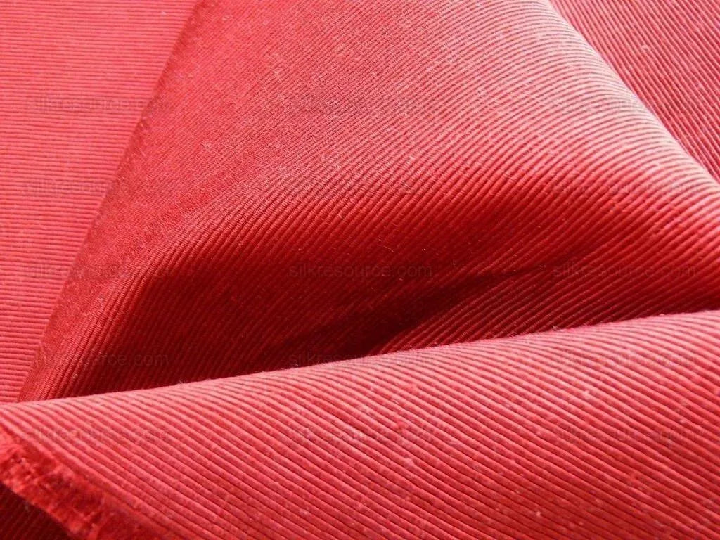 Lee Jofa Adam's Rib Silk Faille Deep "ruby" Red MSRP USD 168/Y Bty