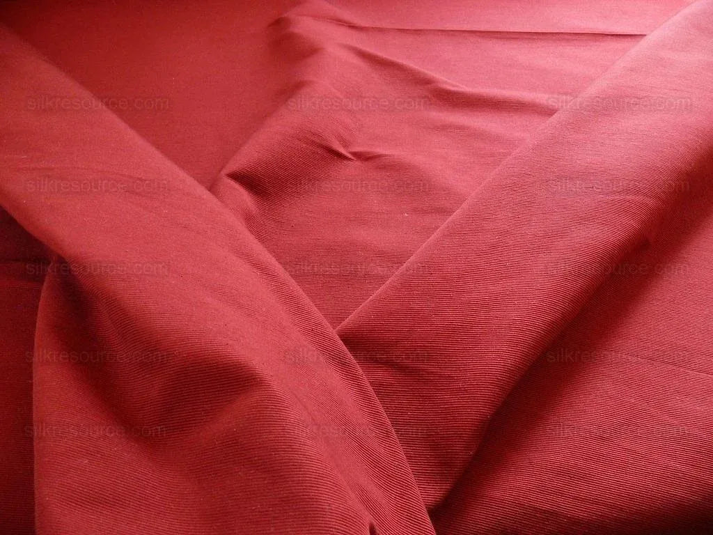 Lee Jofa Adam's Rib Silk Faille Deep "ruby" Red MSRP USD 168/Y Bty