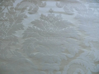 LEE JOFA LA SCALA CLASSIC SILK DAMASK "IVORY" WHITE BTY