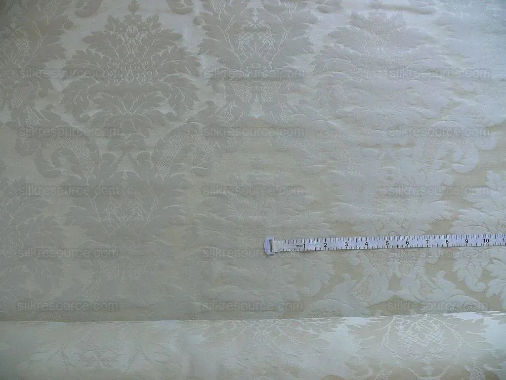 Lee Jofa La Scala Classic Silk Damask "ivory" White Bty