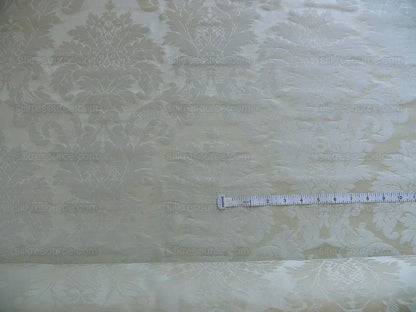 Lee Jofa La Scala Classic Silk Damask "ivory" White Bty