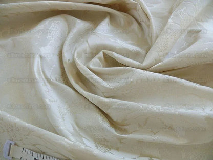 Lee Jofa La Scala Classic Silk Damask "ivory" White Bty