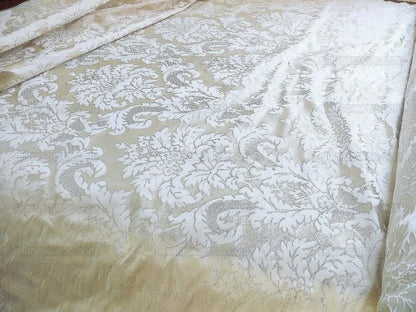 Lee Jofa La Scala Classic Silk Damask "ivory" White Bty