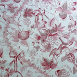 LEE JOFA "BUCKINGHAM TOILE" Scarlet & off white BTY