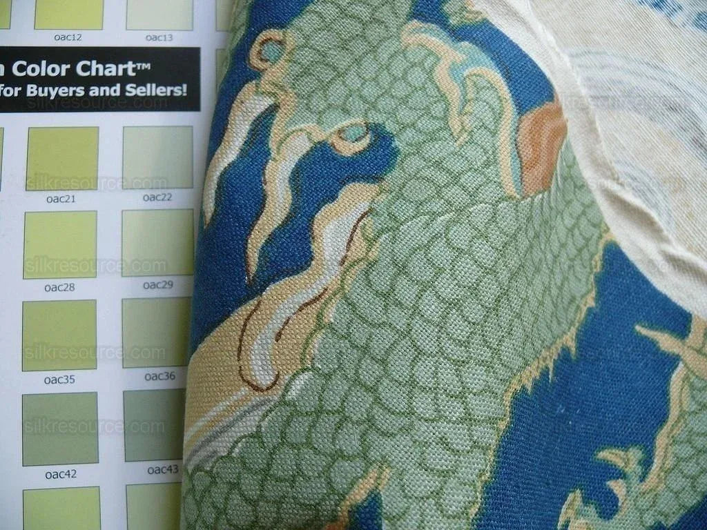 Gp & J Baker "emperor's Clothes" Linen Print Bty