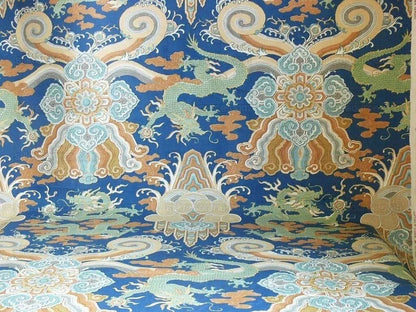 Gp & J Baker "emperor's Clothes" Linen Print Bty