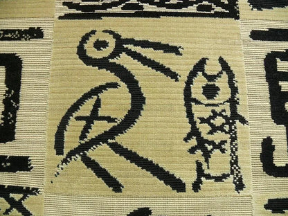 Clarence House Black Kanji Cut Velvet MSRP USD 326/Y Bty