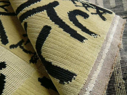 Clarence House Black Kanji Cut Velvet MSRP USD 326/Y Bty