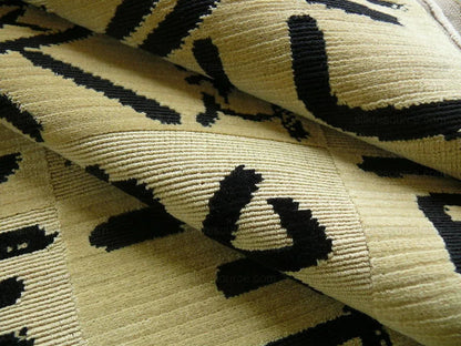 Clarence House Black Kanji Cut Velvet MSRP USD 326/Y Bty