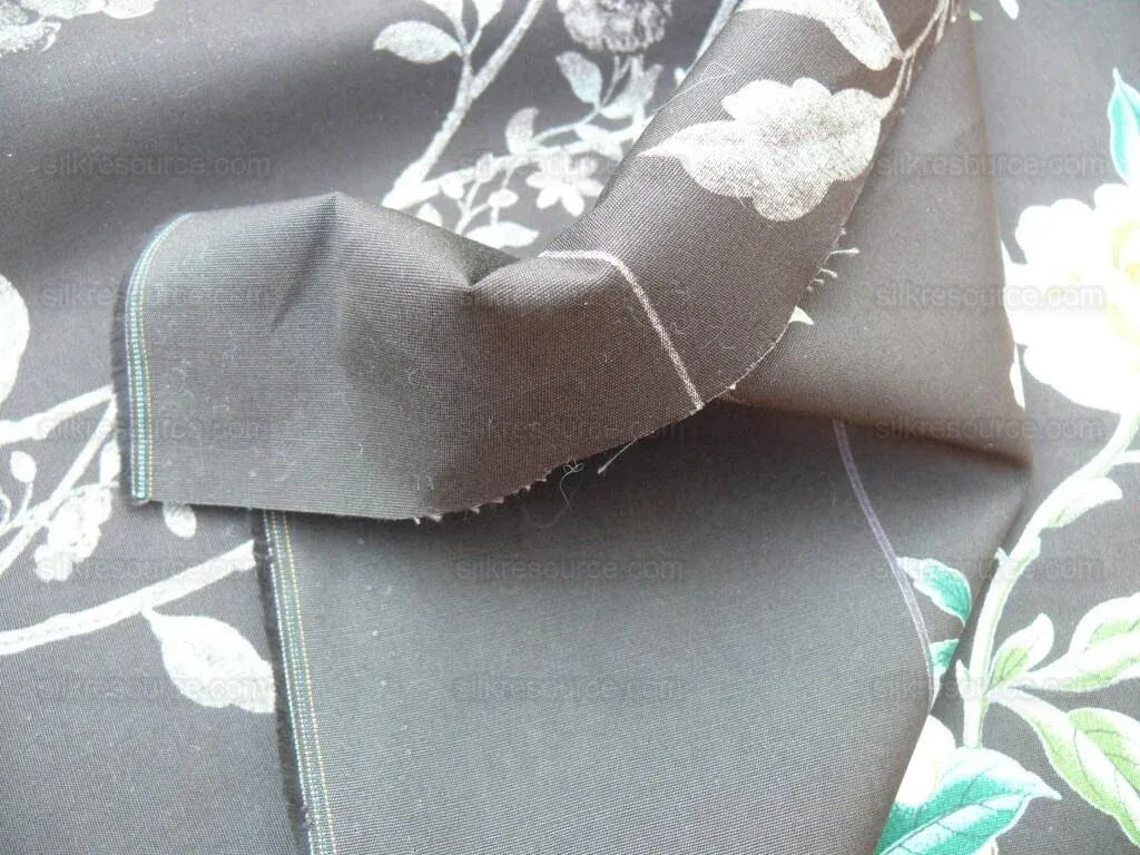 Brunchwig & Fils "silk Road" Chinoiserie Garden Bird & Trellis P