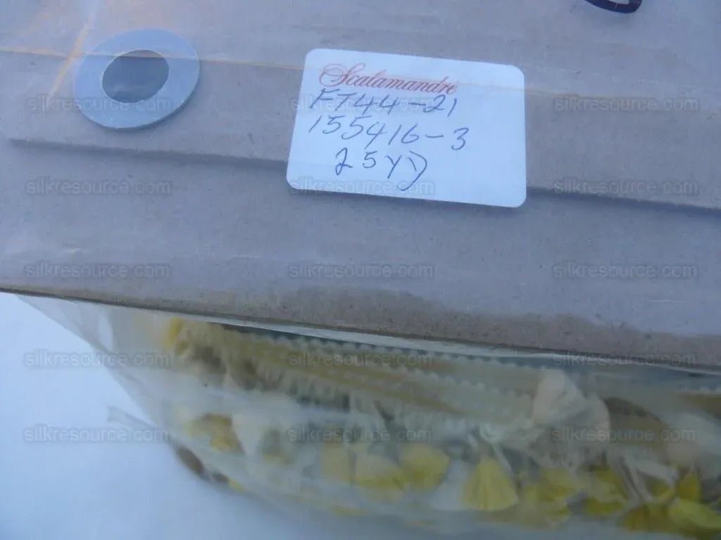 Scalamandre Jules Verne Silk Tassel Fringe, Gold, White Yellow MSRP USD 187.80/Y