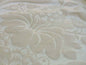 By Yard Scalamandre "Hunt Damask" in Special Ivory 100% Cotton Renaissance Damask Heavy MSRP USD300+/Y