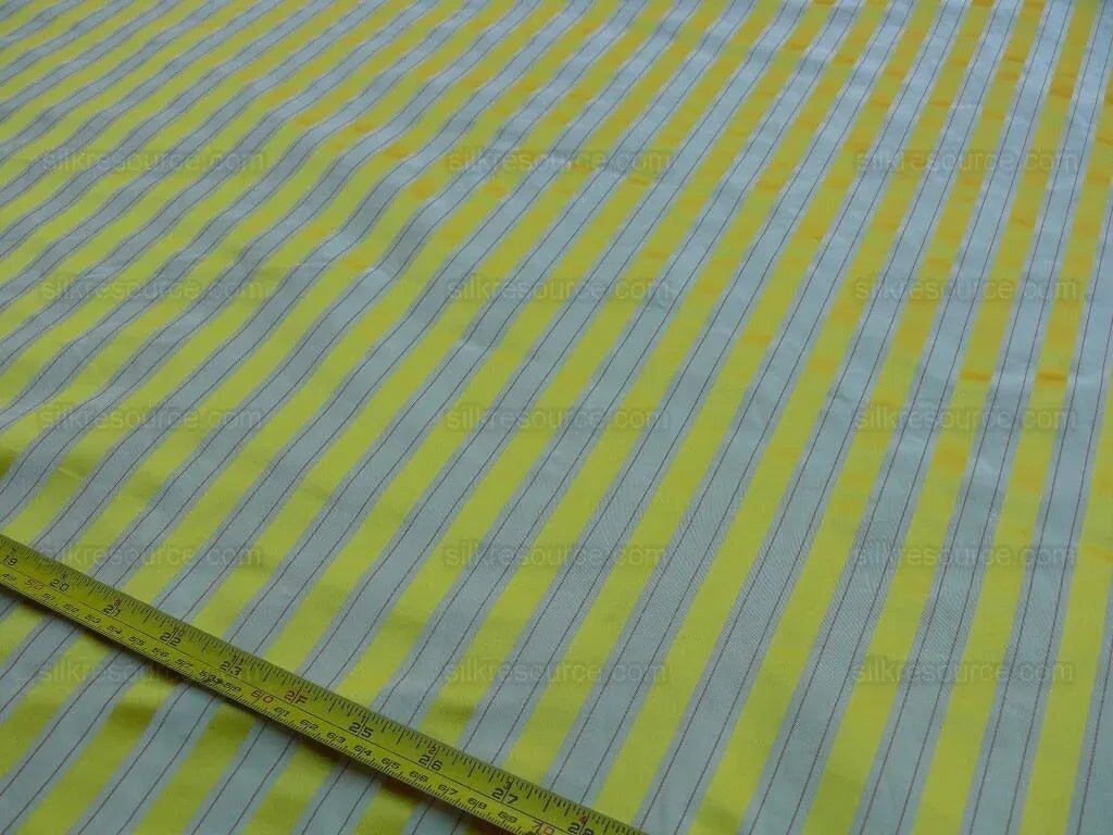 Scalamandre "province" Stripe Silk Taffeta and Silk Satin Golds Bty MSRP USD 500+/Y