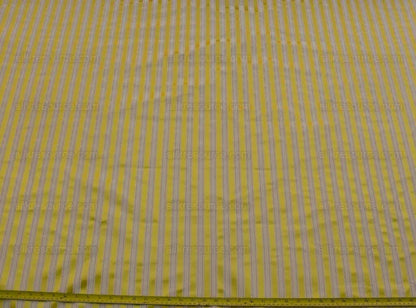 Scalamandre Province Stripe Silk Taffeta and Silk Satin Golds Bty MSRP USD 500+/Y