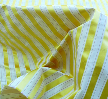 Scalamandre "province" Stripe Silk Taffeta and Silk Satin Golds Bty MSRP USD 500+/Y