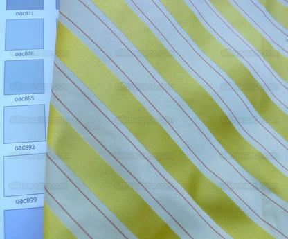 Scalamandre "province" Stripe Silk Taffeta and Silk Satin Golds Bty MSRP USD 500+/Y