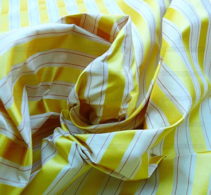 Scalamandre "province" Stripe Silk Taffeta and Silk Satin Golds Bty MSRP USD 500+/Y