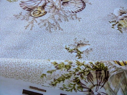 Scalamandre Neptune's Treasure Seashell Nautical Conch Scallop Nautilus Taupe Beige MSRP USD 259/y