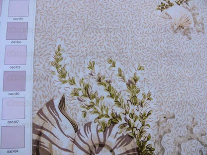 Scalamandre Neptune's Treasure Seashell Nautical Conch Scallop Nautilus Taupe Beige MSRP USD 259/y