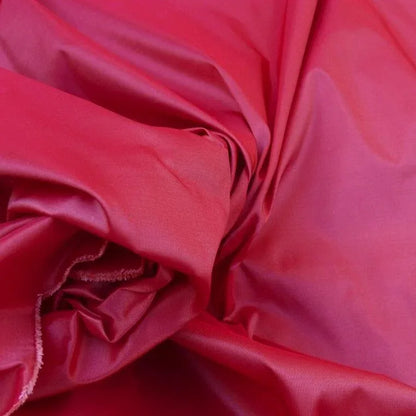 Scalamandre "Sotto Voce" 100% Silk Taffeta, Scarlet BTY