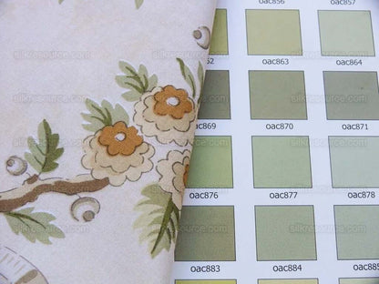 Scalamandre Floreale Blanc On Blanc Chinoserie Garden Print Peace Tree Rose Peony MSRP USD 284/y