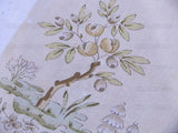 Scalamandre Floreale Blanc On Blanc Chinoserie Garden Print Peace Tree Rose Peony Palest Pink Tender Green MSRP USD 284/y