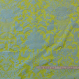 Scalamandre Nashville 100% Silk Damask,Ming Yellow & Sky Blue