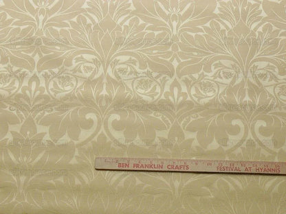 Scalamandre "acanthus" Cotton Damask Maize Bty