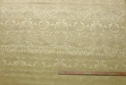 Scalamandre "acanthus" Cotton Damask Maize Bty