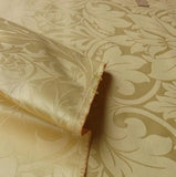 SCALAMANDRE "ACANTHUS" COTTON DAMASK MAIZE BTY