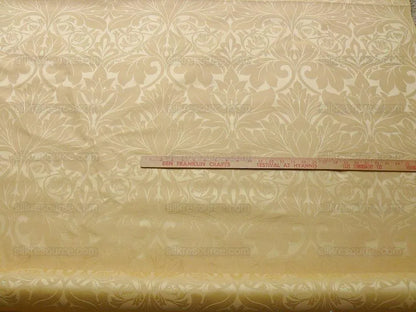 Scalamandre "acanthus" Cotton Damask Maize Bty