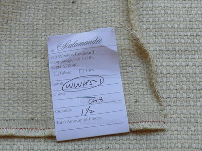 Scalamandre "bedford" Silk Viscose Texture In Cream Bty MSRP USD165/yard