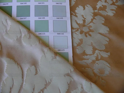 Lakehouse High End 100% Silk Damask Historical Reproduction Palest Peach Pink and Cream Renaissance Silkresource Exclusive