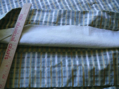 Lee Jofa Paradise Silk Drapery Pair Sea Glass Aqua Green Blue Gold 77"x101