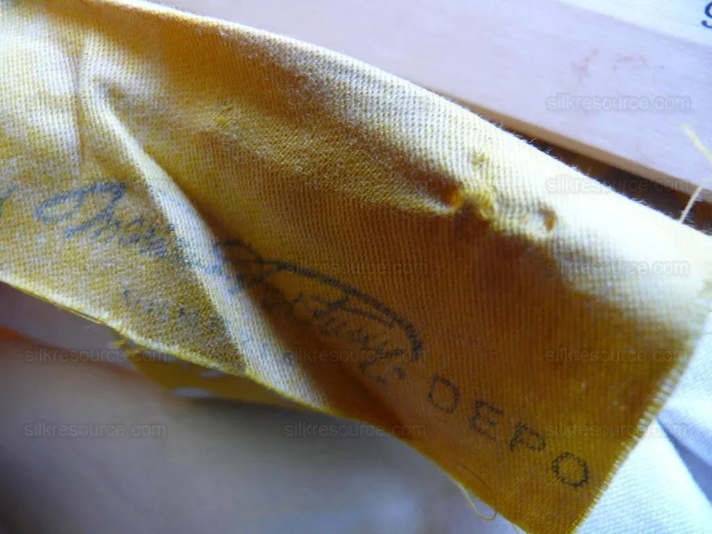 Authentic Fortuny Drapery "impero" Yellow Gold & Silver 3panels