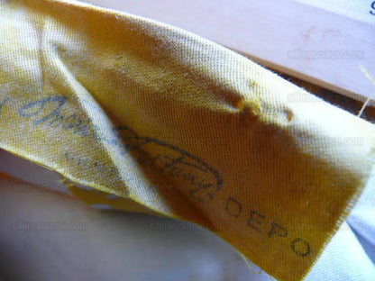 Authentic Fortuny Drapery "impero" Yellow Gold & Silver 3panels