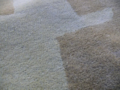 Hokanson Hand Tufted Gold Sage Green Wool Modern 8'x9'8"