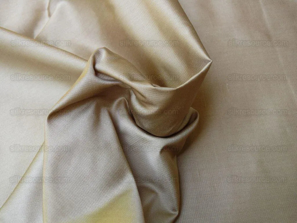 Scalamandre Eden Antique Satin 100% Silk Mocha Gold Special Double Sided MSRP USD 200/yard