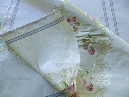 Scalamandre Strawberry Design Striped Taffeta Lisere Multi