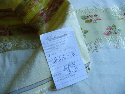 Scalamandre Strawberry Design Striped Taffeta Lisere Multi