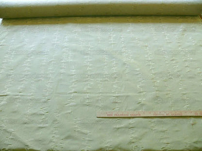 Beacon Hill "Sprouting" Vine Sprig Foliage Willow 100%silk Jacquard Pale Sage Spring Green MSRP USD 300/Y