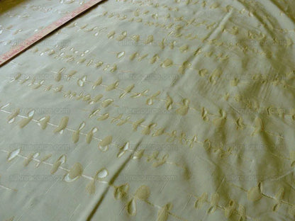 Beacon Hill "Sprouting" Vine Sprig Foliage Willow 100%silk Jacquard Pale Sage Spring Green MSRP USD 300/Y